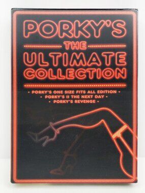 Porky's Ultimate Collection DVD Box Set 3-Disc Movies Lenticular 3D Slipcover